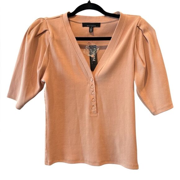 White House Black Market Tops - White House Black Market Puff Sleeve Top